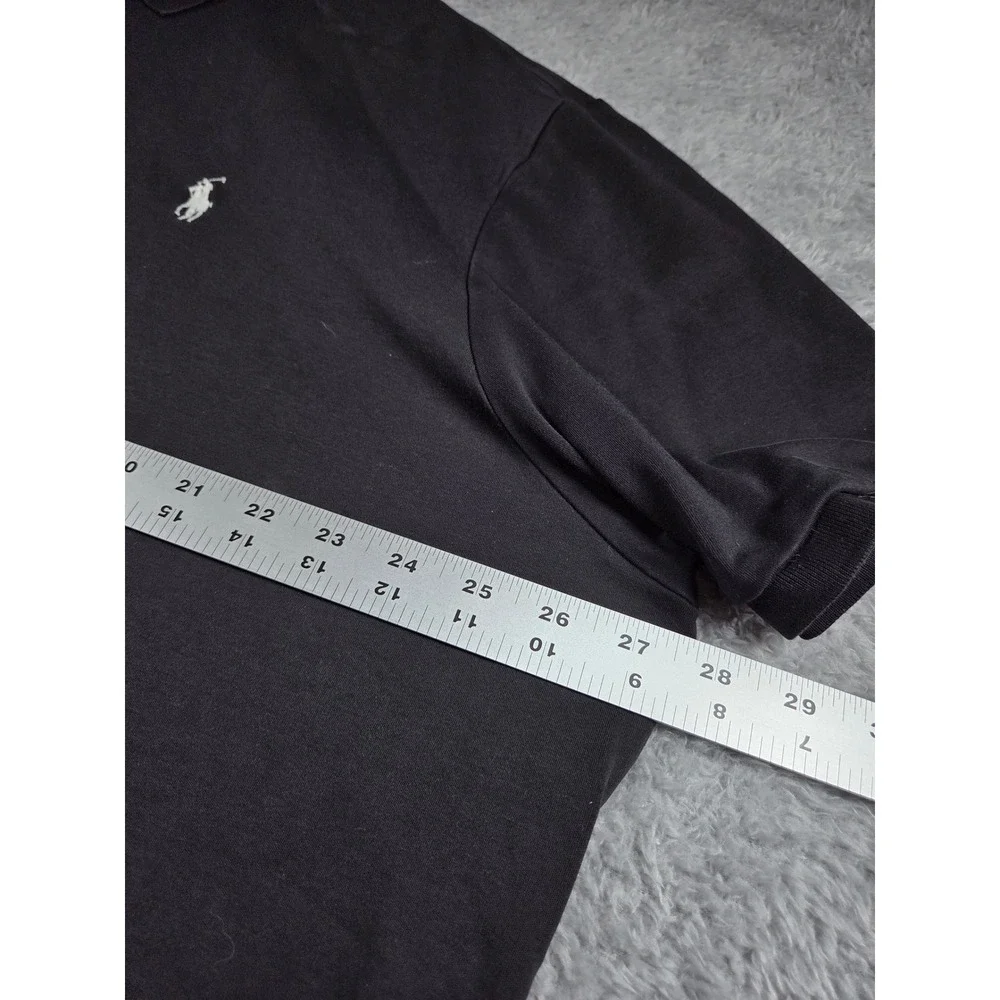 Polo Ralph Lauren Polo Shirt XXL‎ Black Mens Classic Fit Short Sleeve Pony Logo